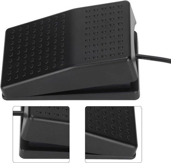 Programmeerbare Voetschakelaar - Pedaal Besturing - Efficiënte Workflow - Gepersonaliseerde Functies - 2m Kabel - Zwart — afbeelding 4