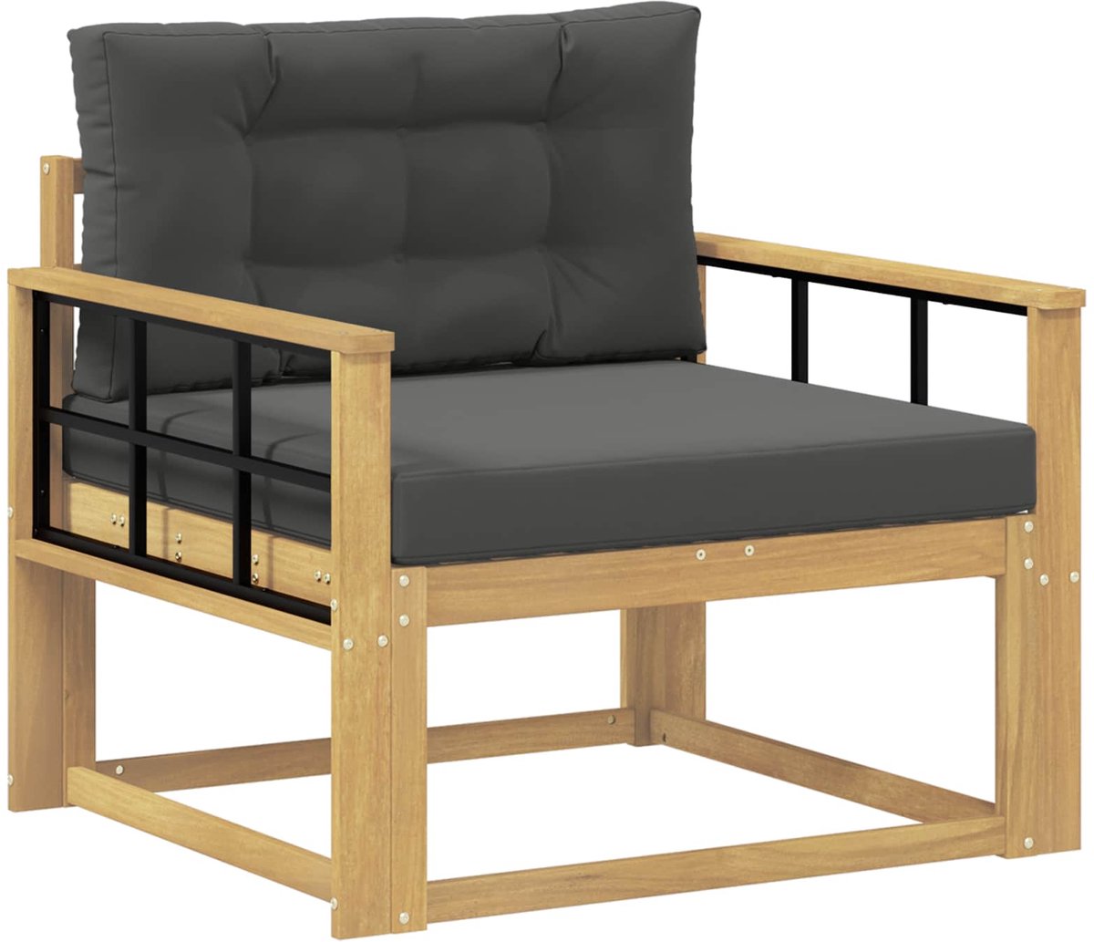 vidaXL - Buiten - Midden - Sofa - Polyester - Wit