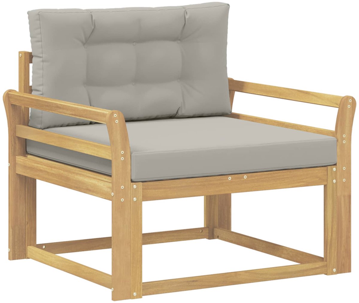 vidaXL - Buiten - Midden - Sofa - Polyester - Wit
