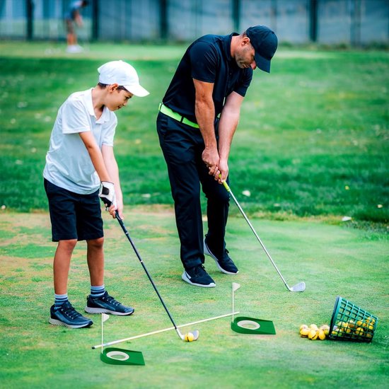 Golf Putting Cup Set met Vlaggen - Ideale Golf Oefenhulpmiddelen voor Binnen en Buiten, Perfect voor Thuis en Tuin van Merkloos — afbeelding 3