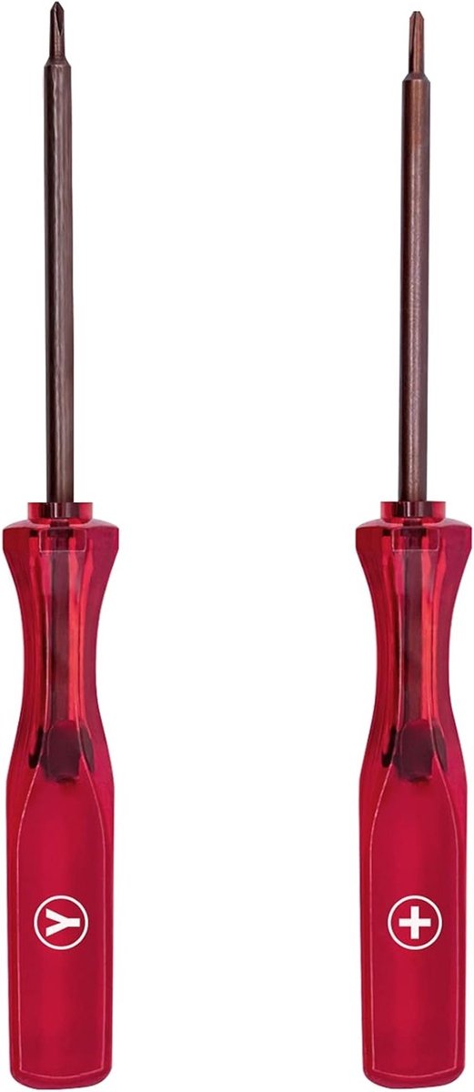 SnelShoppen - Gam3Gear Tri-Wing & Phillips Schroevendraaier Set voor GBA DS DSL DSI 3DS XL Wii Controller (Set van 2) - Professionele Reparatie Toolse