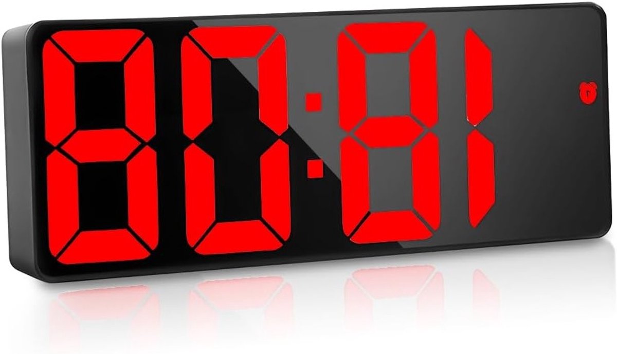 Digitale Weerklok met Alarmfunctie en LED-display - Perfect voor Thuisgebruik en Slaapkamer