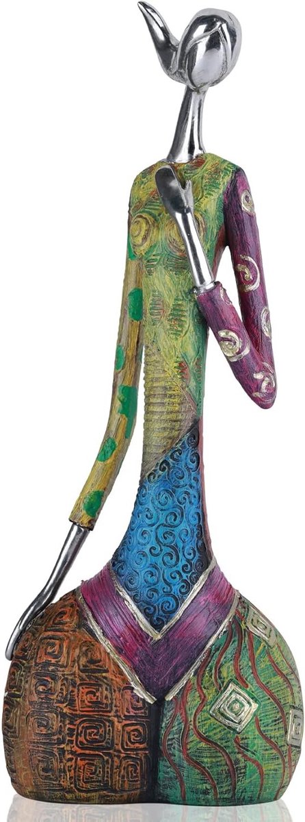 Abstracte Yoga Kunst en Beelden van Vrouwen, Kleurrijke Yoga Beeldjes voor Moderne Woonkamers, Decoratieve Accessoires voor Boekenkasten en Entrees