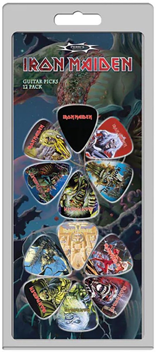 Perri's - Iron Maiden - plectrum - Medium 0.71 mm - 12-pack
