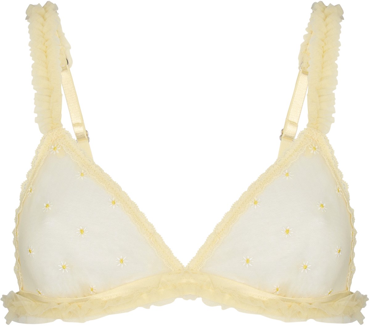 Hunkemöller Bralette Flora Geel