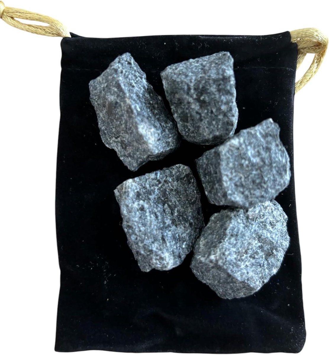 Gabbro steen - Gabro-steen - Interne balans - Natuurlijke bescherming - 20 tot 30 mm - Zwart