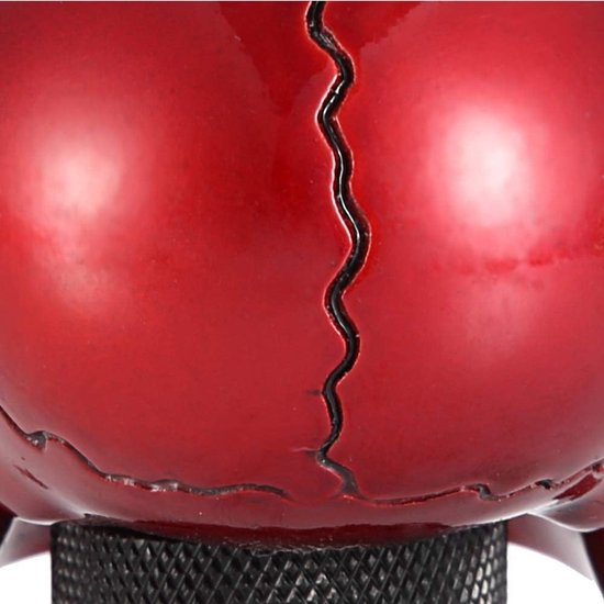 Schakelknop Schedel - Versnellingspook Hoofd - Auto Interieur Upgrade - Koud Gegoten Hars - 70mm Hoogte - Rood van Merkloos — afbeelding 3
