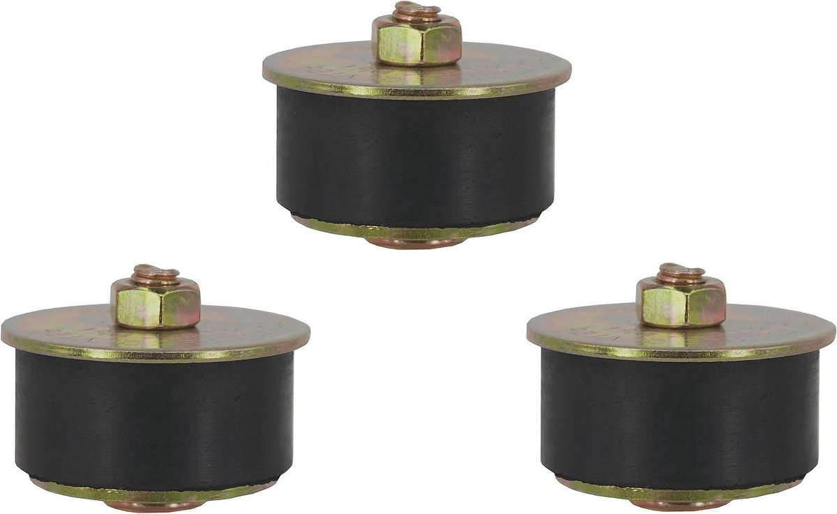Rubber Uitbreidingsplug - Bevriezingsplug Uitlaat - Afvoer Dichtmaken - Neopreen en Staal - 41mm - 44mm - Zwart
