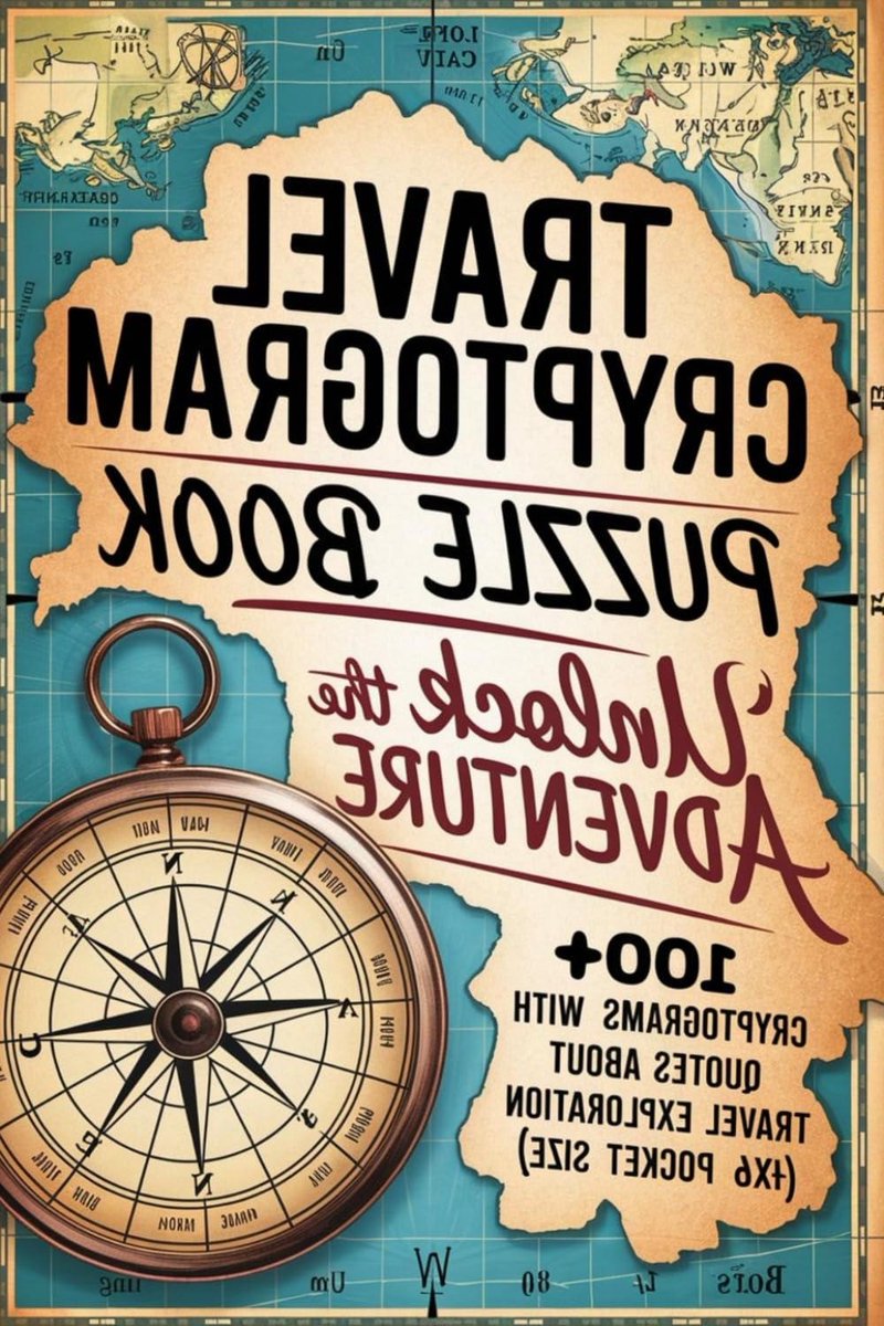 Cryptogram Puzzelboek - Woordspel Puzzel - Reizen en Ontspannen - Meer dan 100 Puzzels - 4x6 Inch - Niet gespecificeerd