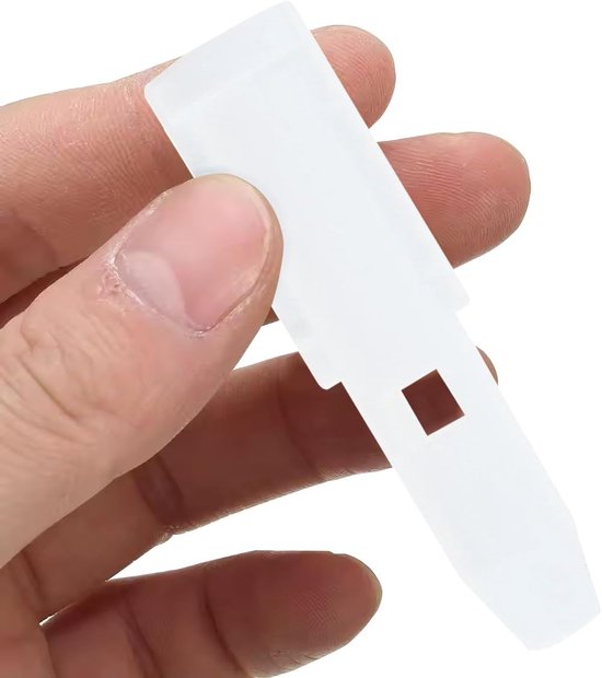 Schakelknop Adapter - Hendelhuls Versnellingspook - Soepel Schakelen - Lichtgewicht ABS Kunststof - Universeel - Wit van Merkloos — afbeelding 3