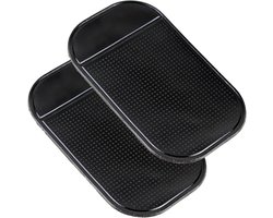 Antislipmat Set - Dashboard Pad - Spullen Beveiligen - Zonder Lijm Plakkerig - 143 cm x 9 cm - Zwart