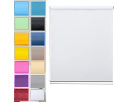 Rolgordijn zonder boren - Verduisterend gordijn ketting - Bescherming tegen inkijk - 100% schaduw isolatie - 55 x 130 cm