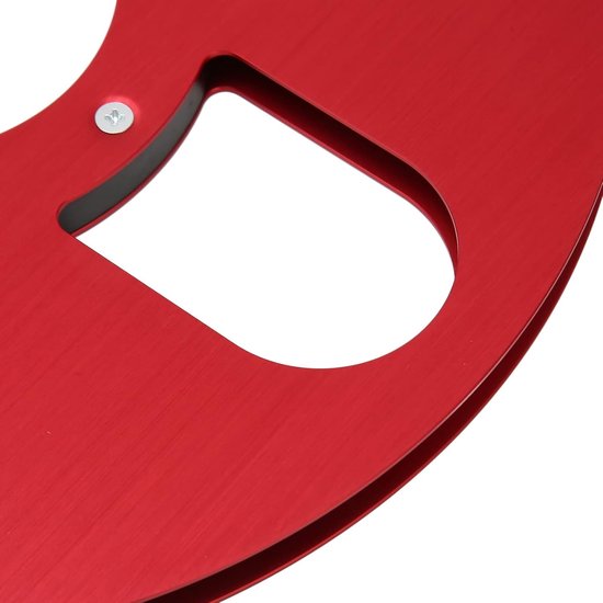 Lege Spoel - Tape Spoel - Geluidsband Afspelen - Aluminiumlegering Constructie - 10 Inch Diameter - rood — afbeelding 2
