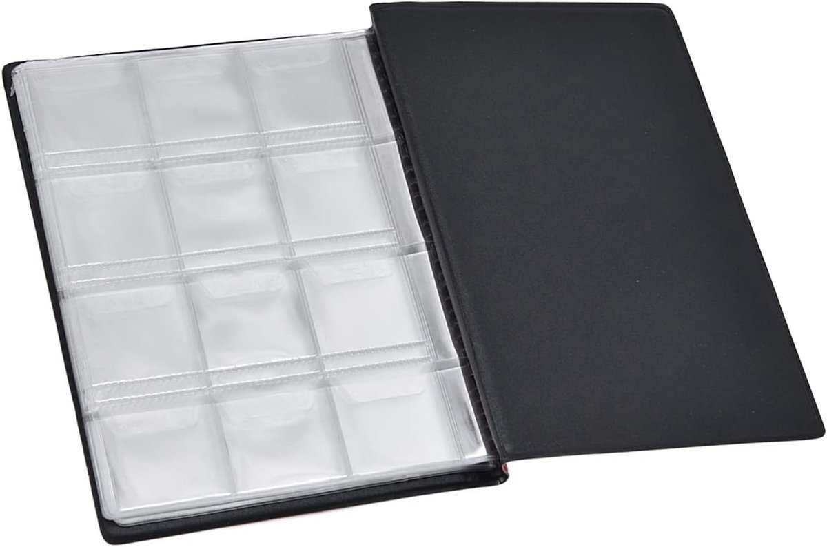Coin Binder voor 2 Euro Munten, 120 Opbergvakken, Waterdichte Albumhouder voor Muntverzamelaars, Ideaal voor Muntenopslag en Organisatie