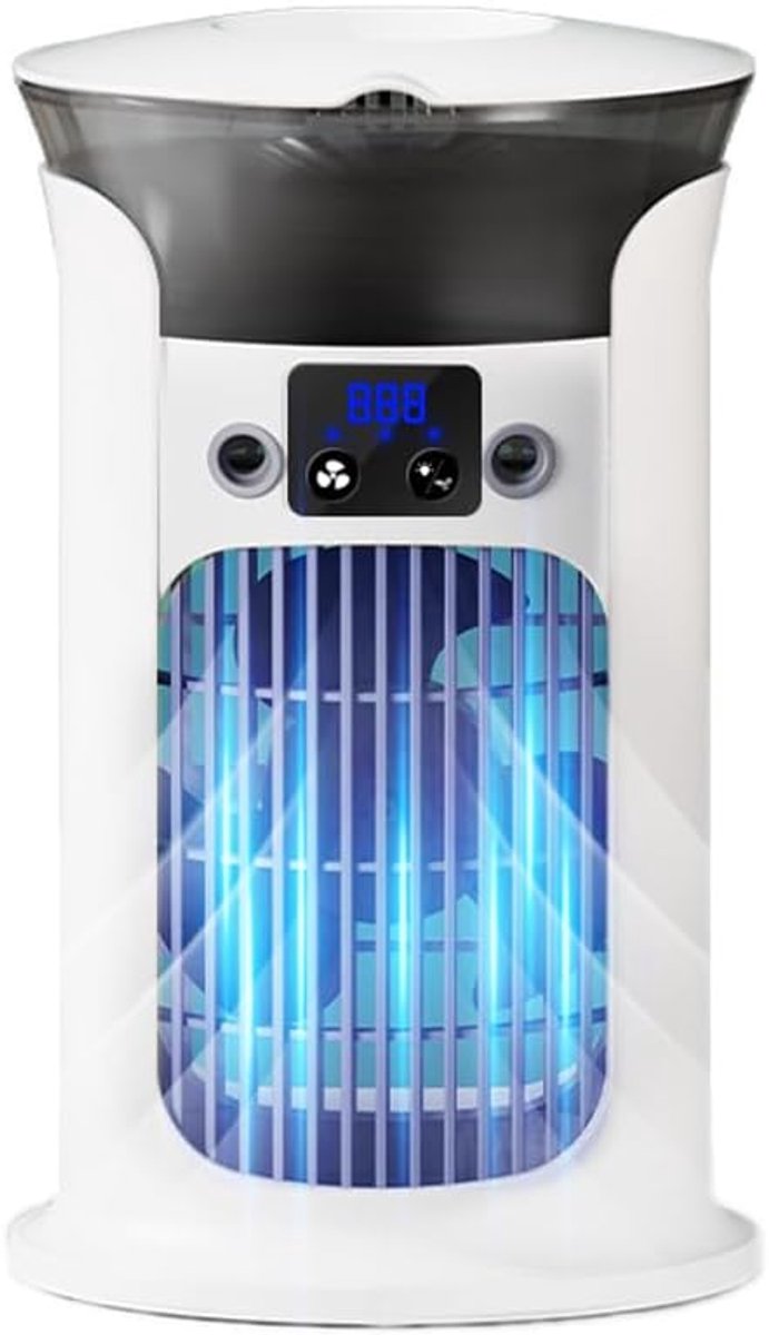 Mini Draagbare Airco - Luchtkoeler Kleine Airconditioner - Stille Mobiele Airco zonder Afvoerslang - Wit - 1 Stuk