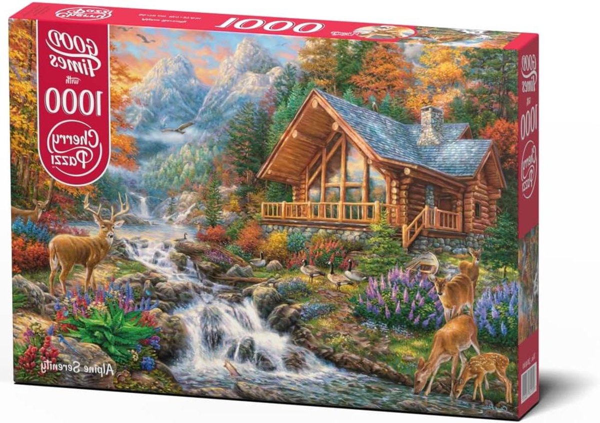 Legpuzzel 1000 stukjes - Puzzel volwassenen Jigsaw - Ontspannende tijdverdrijf - Europees geproduceerd karton - 70 x 50 cm - Natuurkleuren