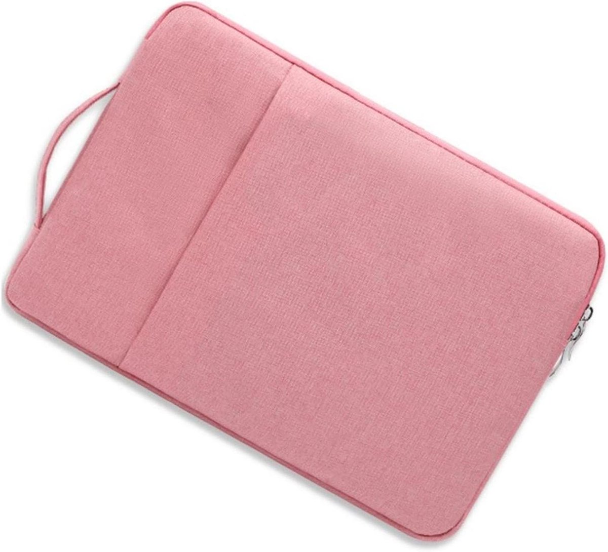 Laptoptas - Draagtas laptop - Veilig vervoeren - Slanke handgreep - 15.6 inch - Roze