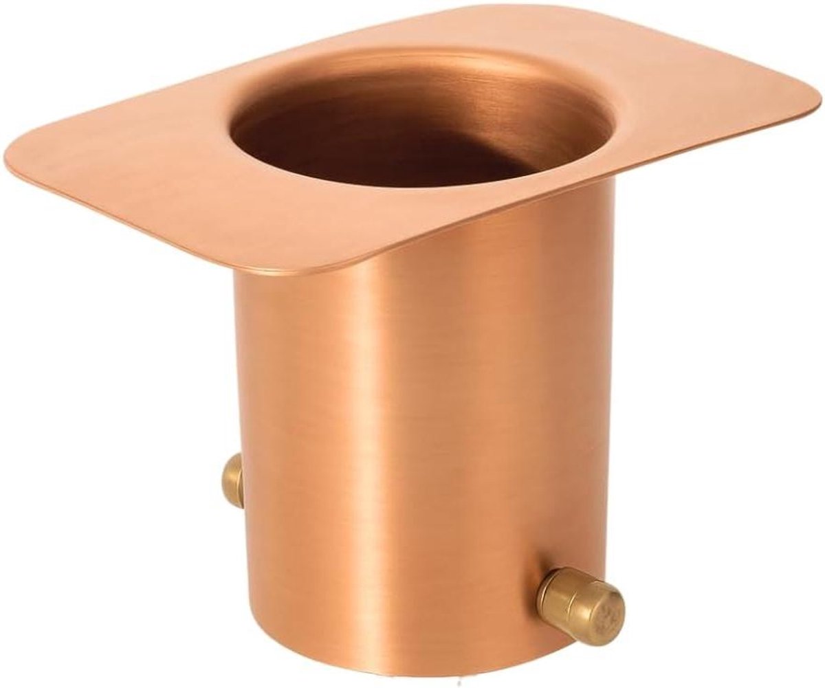 Regenketting Goot Adapter - Regenpijp Verloopstuk - Waterafvoer Optimaliseren - Naadloze Bevestiging - Standaard Maat - Koperkleurig