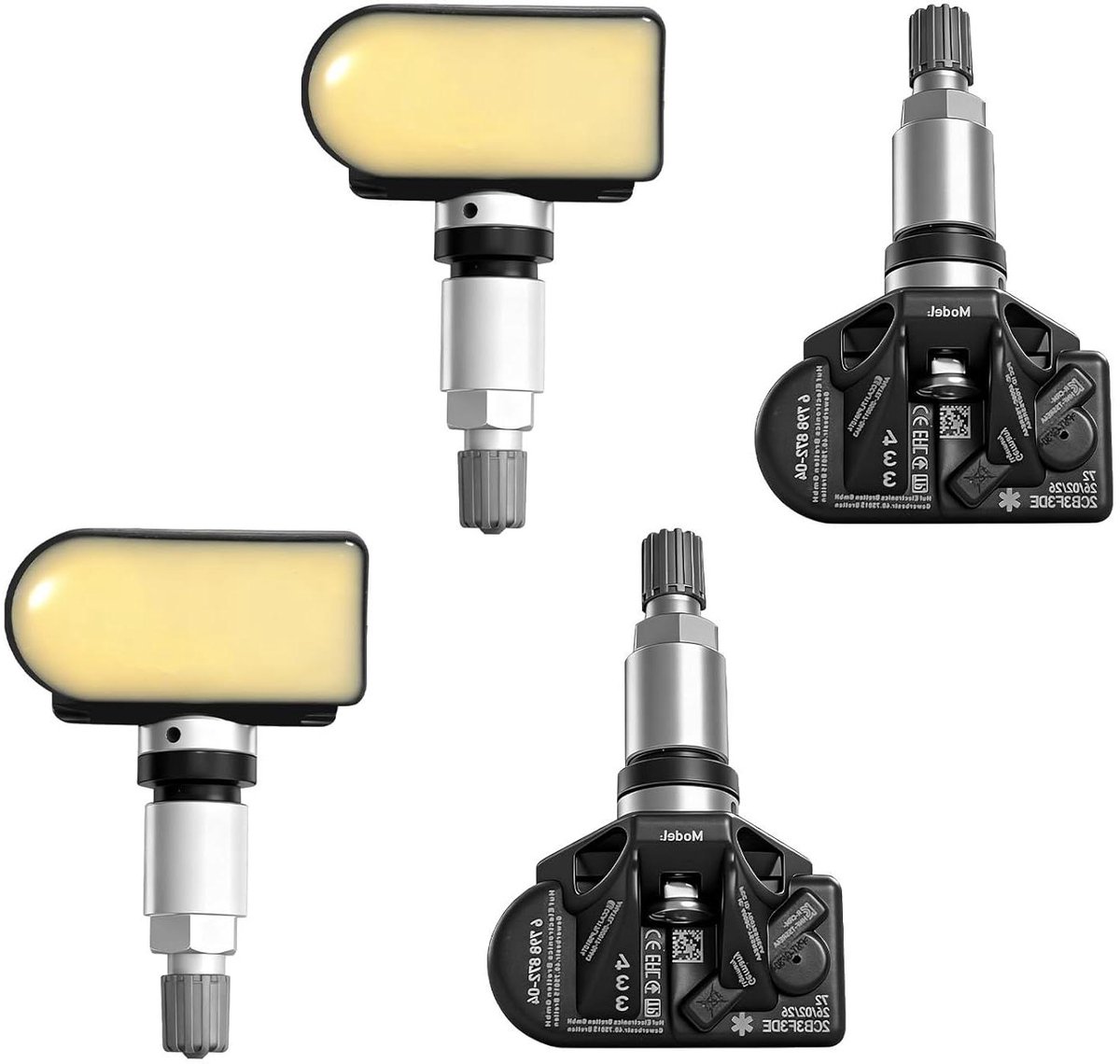 Bandenspanningssensor - RDKS Sensor TPMS - Veilig Rijden - Directe Vervanging - 4 stuks - Niet gespecificeerd