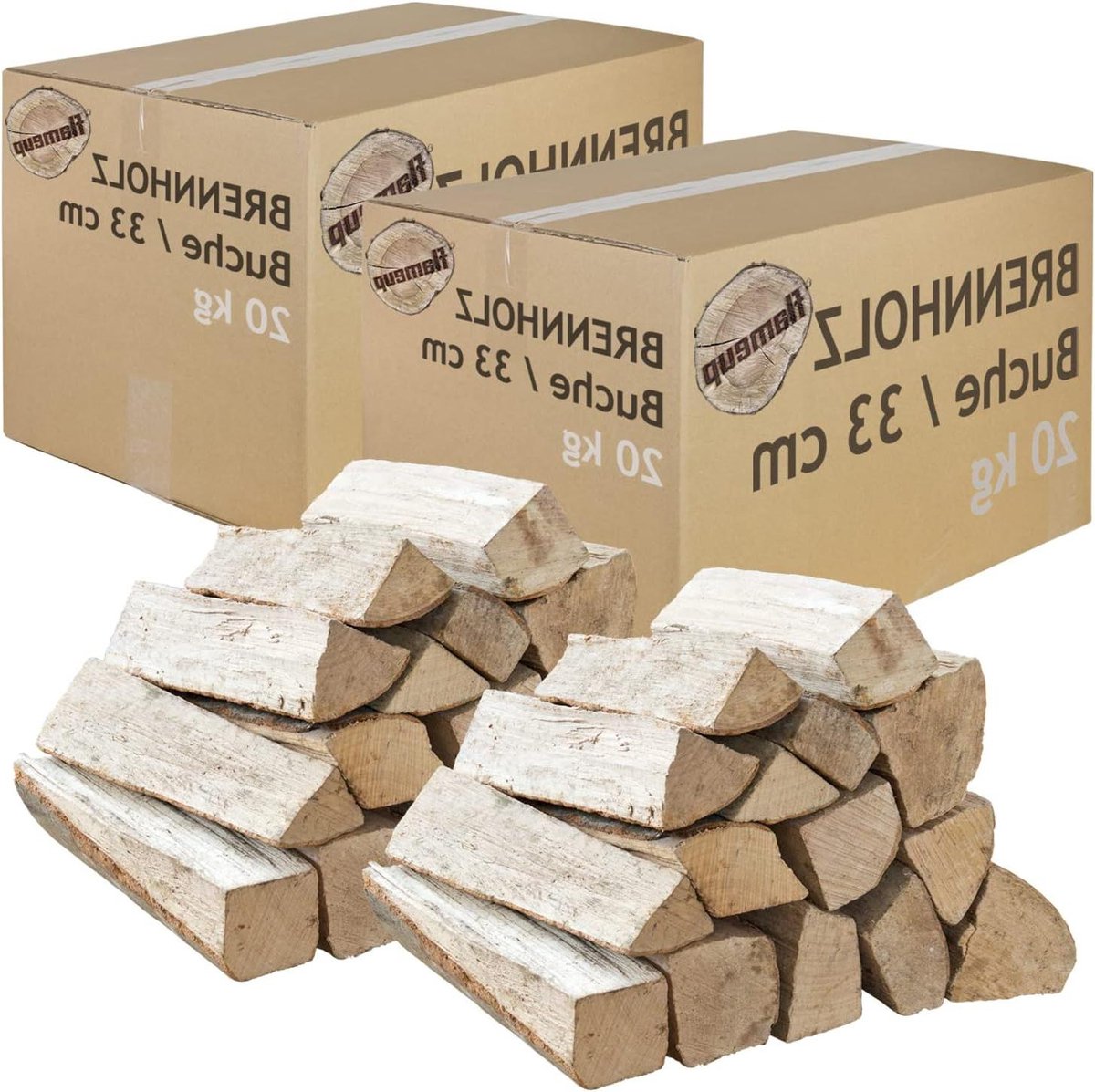 Beuken Haardhout - Houtblokken Oven - Open Haard Stoken - Gekloofd Hout - 40 kg - Natuurlijk