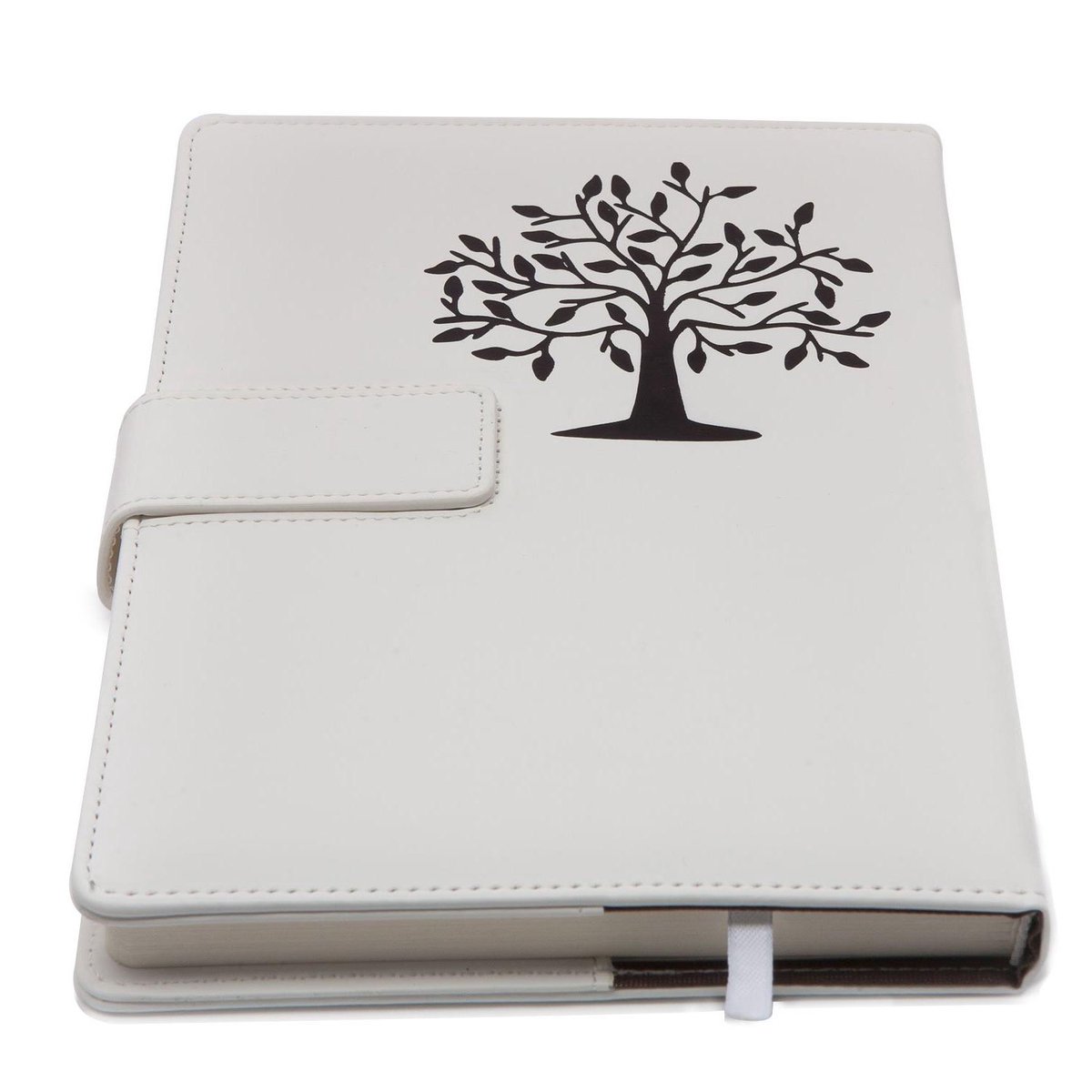 Levenboom Notitieboek - Dagboek Schattig - Persoonlijke Notities - Magnetische Sluiting - 5 x 8 inch 200 pagina's - Niet gespecificeerd