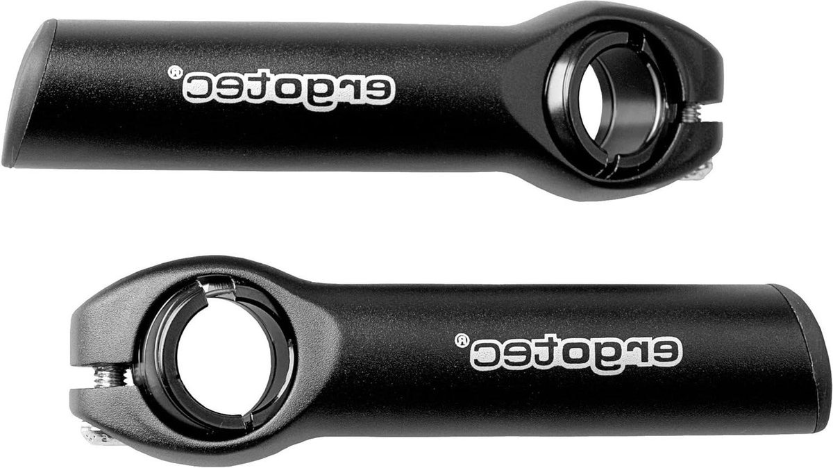 Fiets Stuuruiteinden - Handvat Verlengstukken - Comfortabel Fietsen - Traploze Hoekverstelling - 156 gram - Zwart