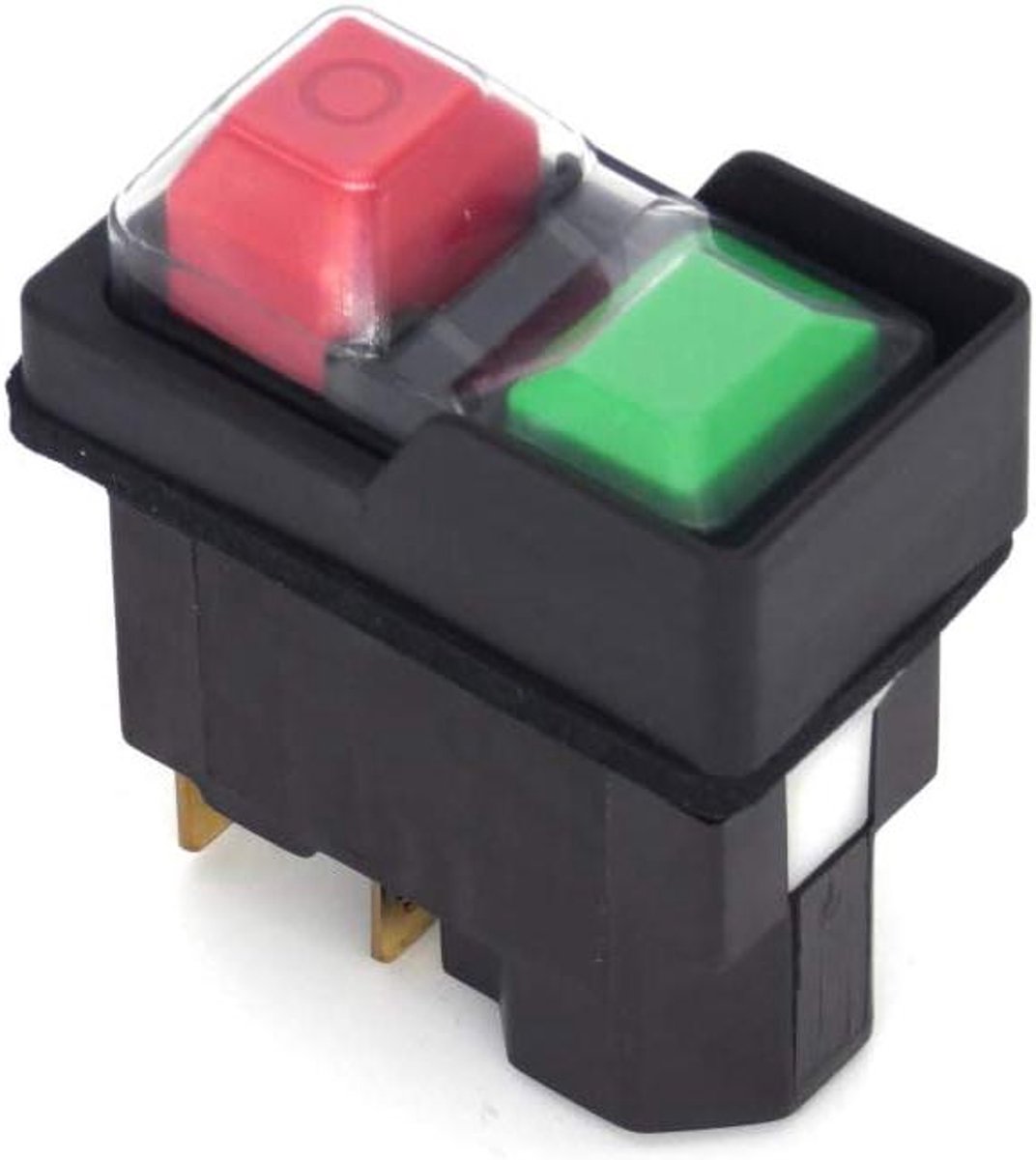 Inbouwschakelaar Nulspanningsschakelaar - Machinebeveiliging Onderspanningsschakelaar - Apparatuur Beveiligen - Onderspanningsactivering - 9x9x7 cm - Geen