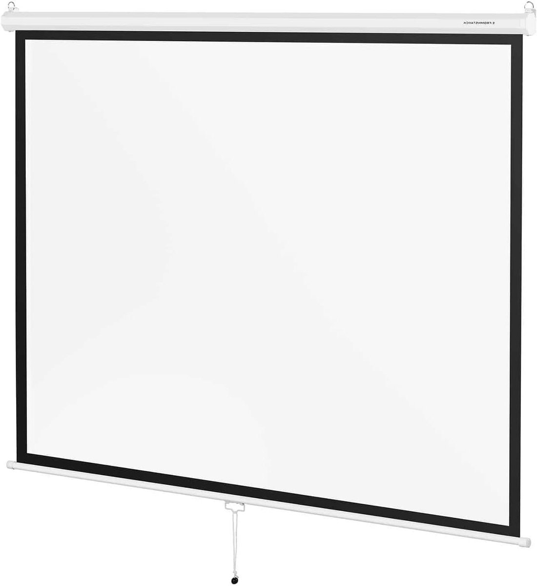 Projectiescherm - Beamer scherm - Film avond - Semi-automatisch - 211 x 161 cm - Mat wit