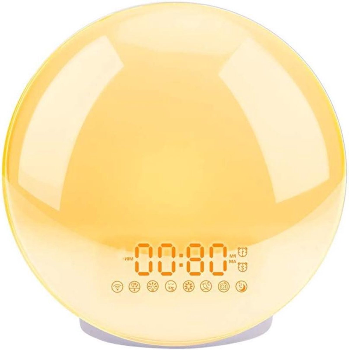 Wekker met Licht - Wake Up Light - Rustig Wakker Worden - Simuleert Zonsopgang - Dubbele Wekker - Wit