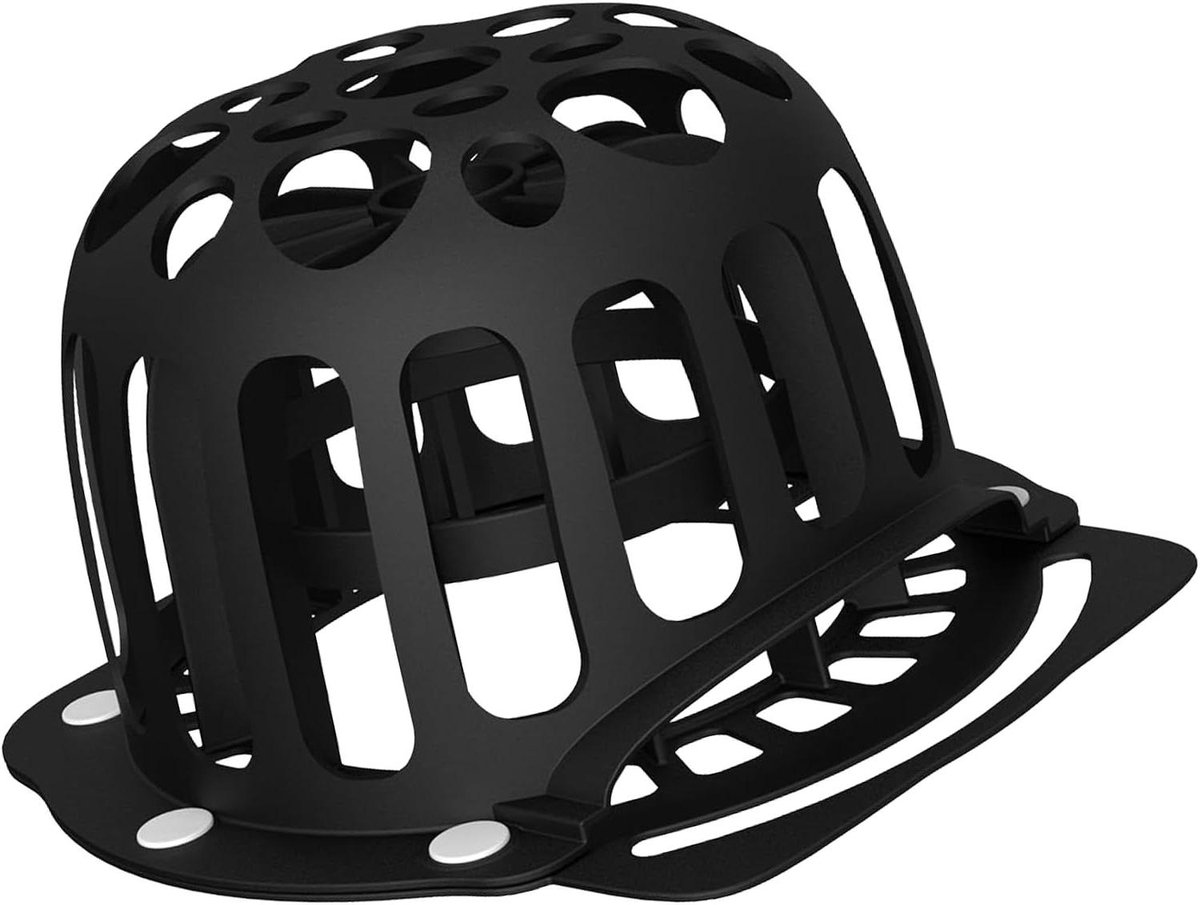 Wasrek voor petten - Hoedenwasser frame - Petten schoonmaken - Anti-deformatie ontwerp - 24.5 cm - Grijs