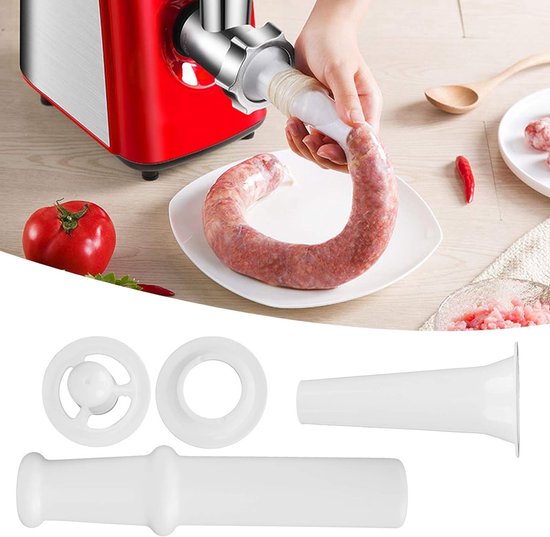 Universele Vleesmolen Accessoire met Voedselduwer, Perfect voor Worstmaken en Kubbe Bereiding, Ideaal voor Vleesverwerking van Universele — afbeelding 5