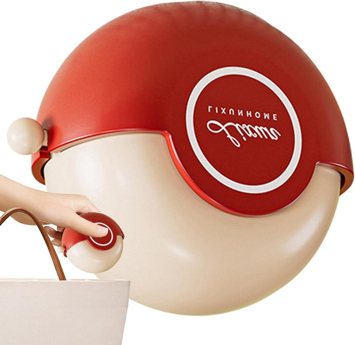 Herbruikbare Pluisroller - Kledingreiniger Haarverwijderaar - Stoffen Verzorgen - Ergonomische Handgreep - 8 x 8 cm - Rood