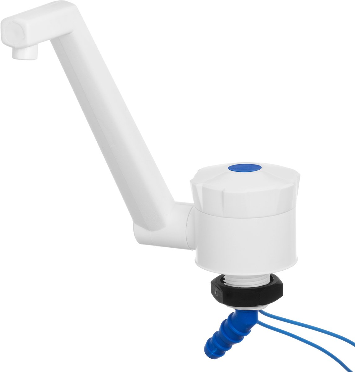 Moritz 12V Waterkraan wit– Waterarmatuur voor Camper, Caravan, Boot en Bierwagen