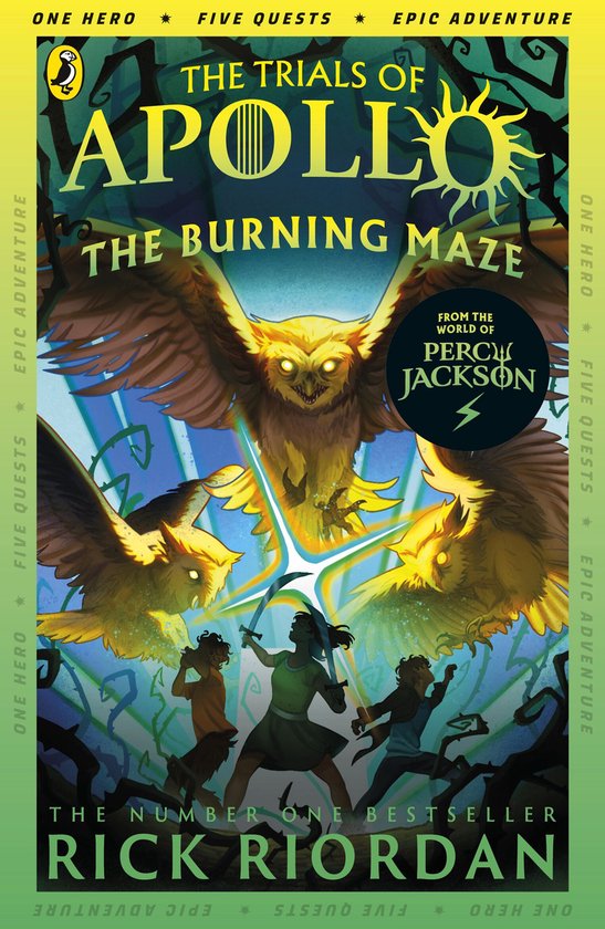 The Trials of Apollo 3 - The Burning Maze (The Trials of Apo ... - cover