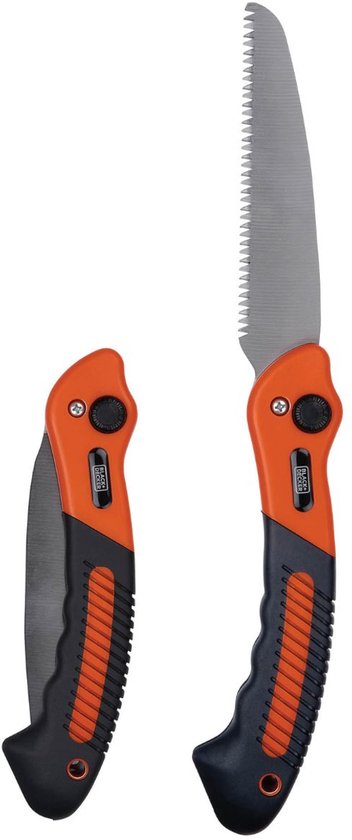 BLACK+DECKER opvouwbare takkenzaag – stalen snijkop – 22,5 cm