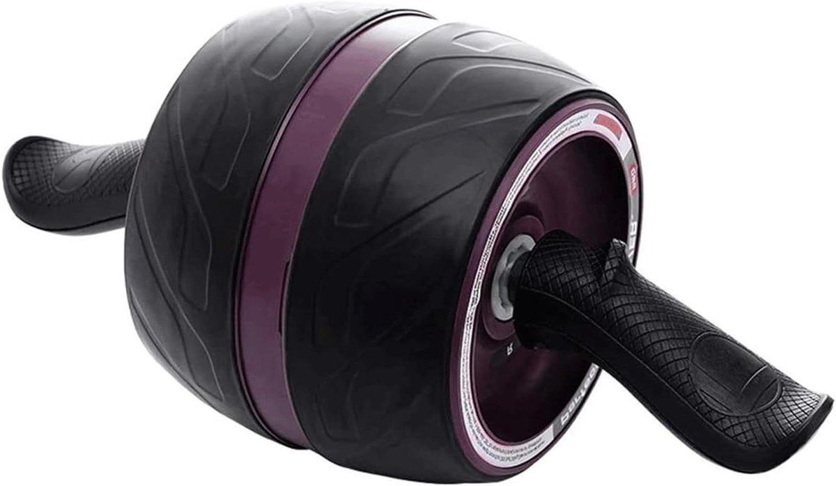 Buikspierwiel - Core Trainer - Krachtige Core Training - Automatische Rebound Functie - 40 cm Lengte - Zwart