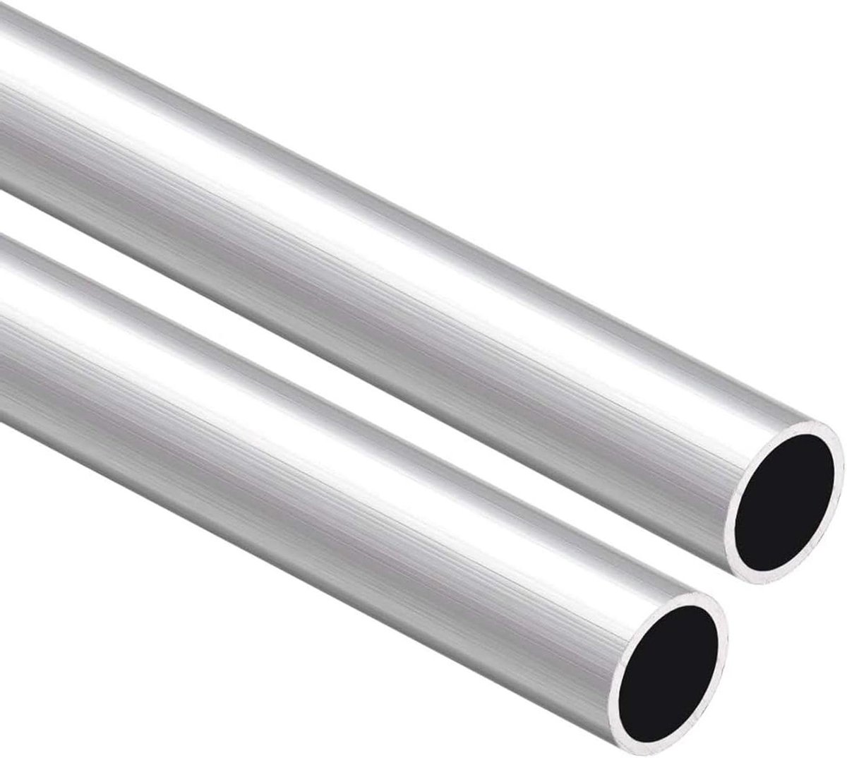 Aluminium Buizen - Ronde Profielen - DIY Projecten - Naadloze Constructie - 2x 250mm - Zilver