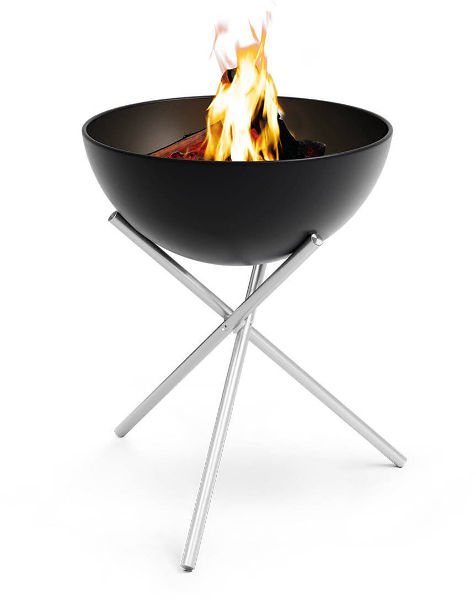 Höfats Bowl 57 vuurschaal met Standaard Hoog