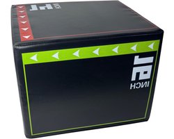 Springbox - Fitnessblok - Krachtoefeningen - Schokbestendig ontwerp - 40x30x35cm - Zwart