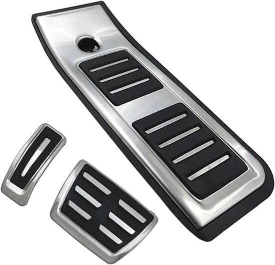 Pedaalhoezen Set - Auto Pedalen - Veiliger Rijden - Antislip Oppervlak - 3 Stuks - Metaal — afbeelding 2