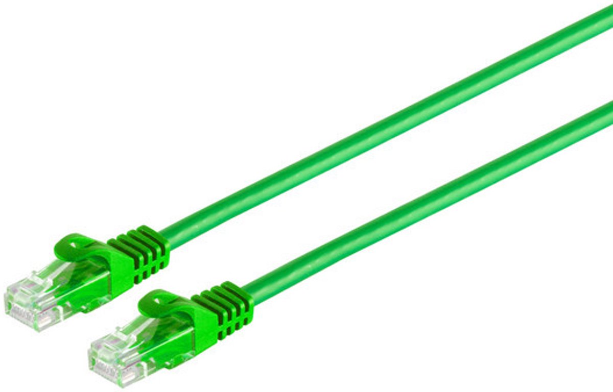 RJ45 Patchkabel CAT 7 Rohkabel U/UTP grün 0,25m