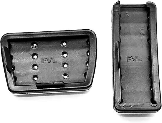 Auto Pedaalhoezen - Gas Rem - Verbeter Rijcomfort - Antislip Oppervlak - Kit - Zilver Zwart — afbeelding 4