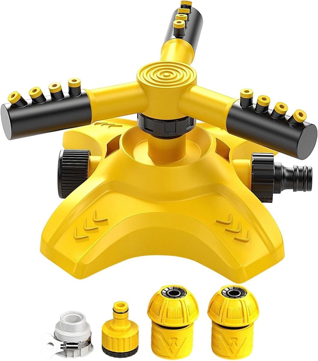 Gazon Besproeiers - Tuinsproeier - Automatisch Water Geven - 360 Graden Draaiend - 60-80 M2 Bereik - Groen