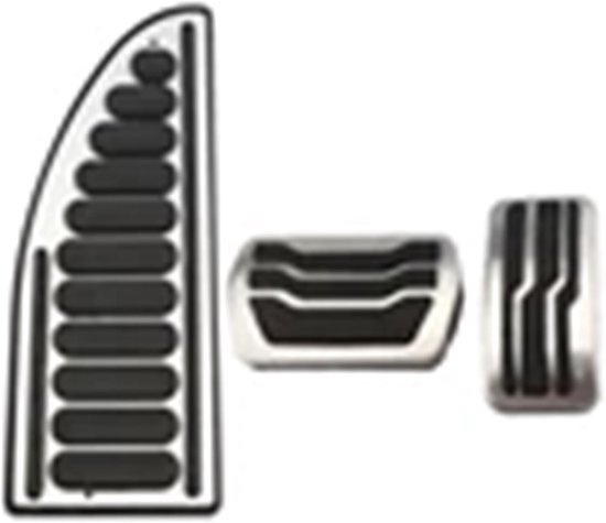 Pedaalhoezen Set - Auto Pedalen - Verbeter Rijcomfort - Antislip Rubber - Voor C-Max S-Max - Zwart — afbeelding 3