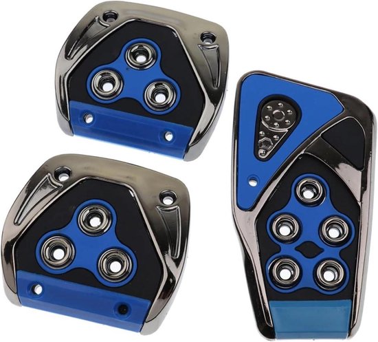 Auto Pedaal Covers - Antislip Pedalen - Verbeter Rijervaring - Universele Pasvorm - 3 Stuks - Metaal — afbeelding 2