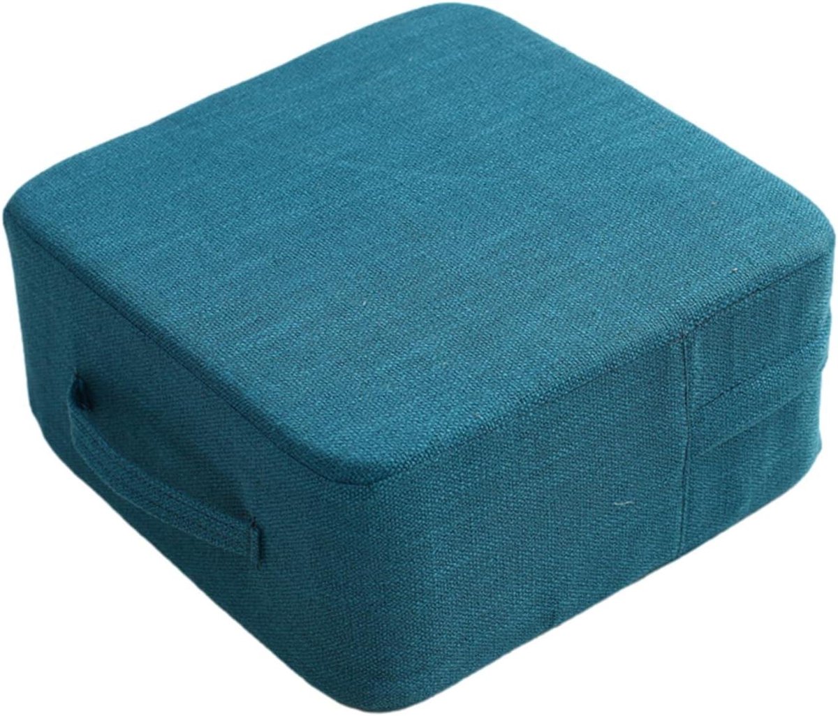 Meditatiekussen - Zitkussen Yoga - Ontspanning Oefenen - Schokbestendig Antislip - 40 x 40 x 18 cm - Bruin