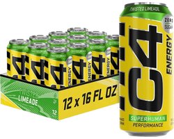 C4 Energy Drink - 12x 500 ml - Twisted Limeade