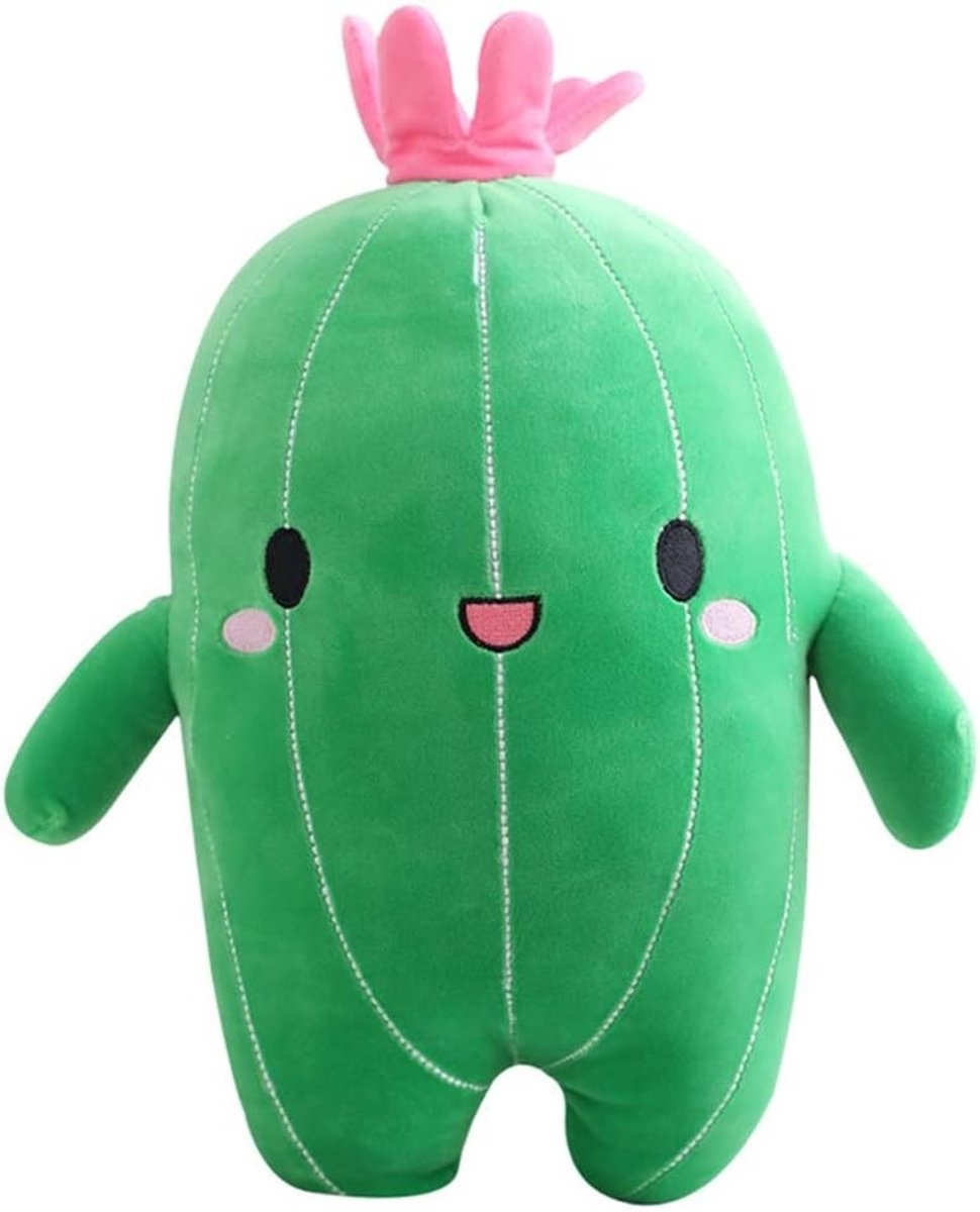 Schattig en Zacht Cactus Kussen met Glimlachend Gezicht | Creatieve Decoratie voor Kinderen | Perfect Cadeau voor Verjaardagen en Feestjes