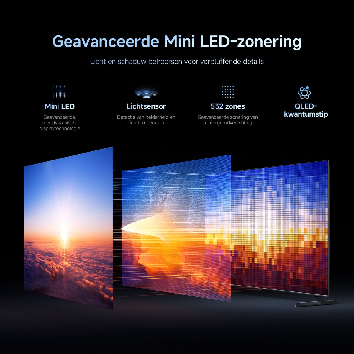 Xiaomi TV S Mini LED 2026 Smart TV – 65 Inch | QD-Mini LED Smart TV | 4K Ultra HD | 308 zones | 1200 nits | 120Hz | HDR10+ | Dolby Atmos | Google TV thumbnail 6