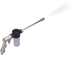 Waterpistool-drukspuit-Professioneel Hogedruk Waterpistool met Messing Mondstuk - Verstelbare Tuinspuit voor Tuinslang - Krachtige Waterspuit voor Autowassen, Tuinbesproeiing en Terrasreiniging - Duurzame Hogedrukspuit - Universele Koppeling